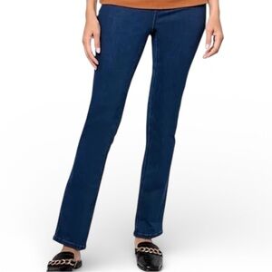 Denim & Co. Pull On Original Waist Stretch Regular Side/Back Pockets Jean NWT